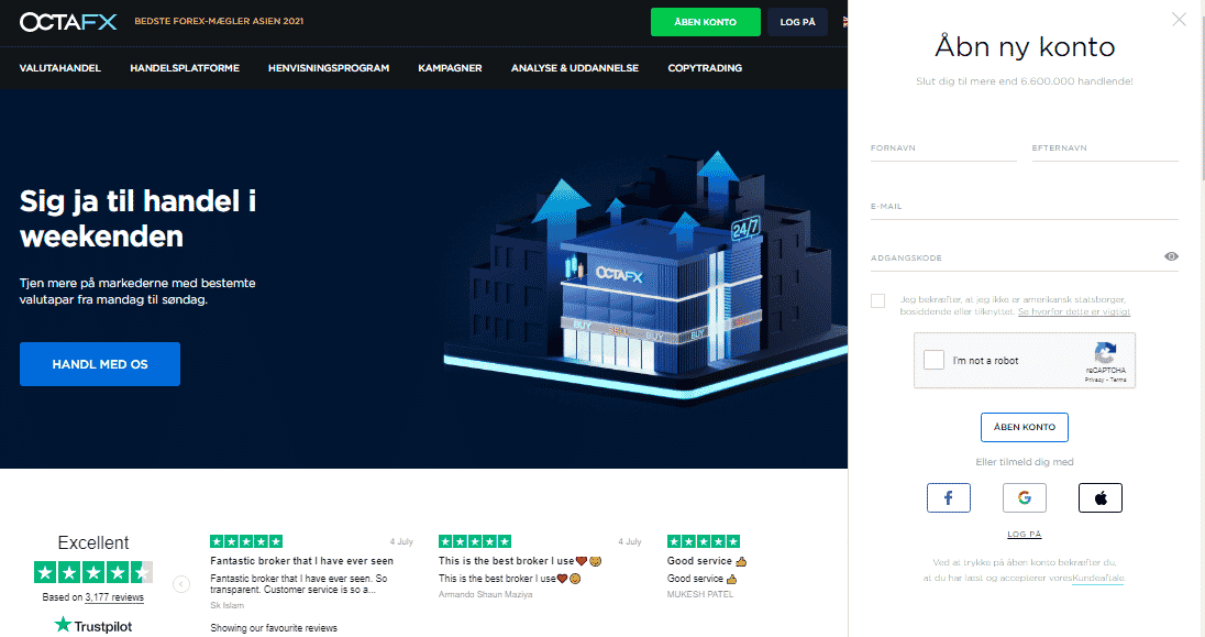 OctaFX Open Demo Konto (2)