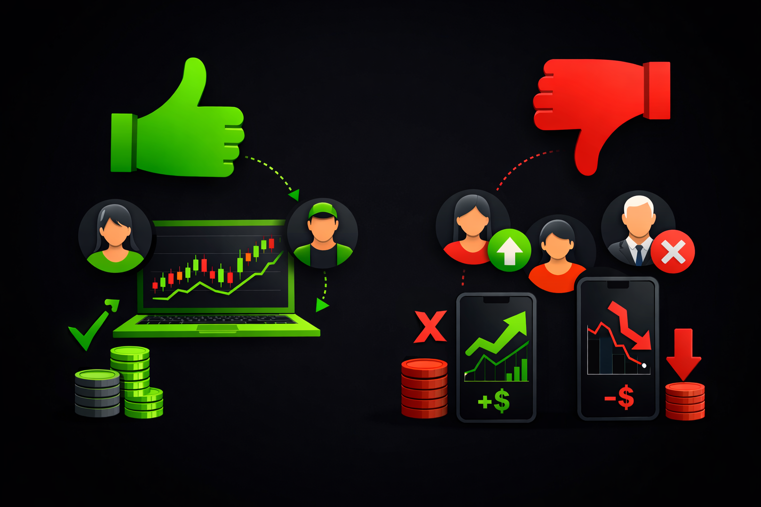 Pros and Cons of Social Trading Platforms Pros and Cons of Social Trading Platforms