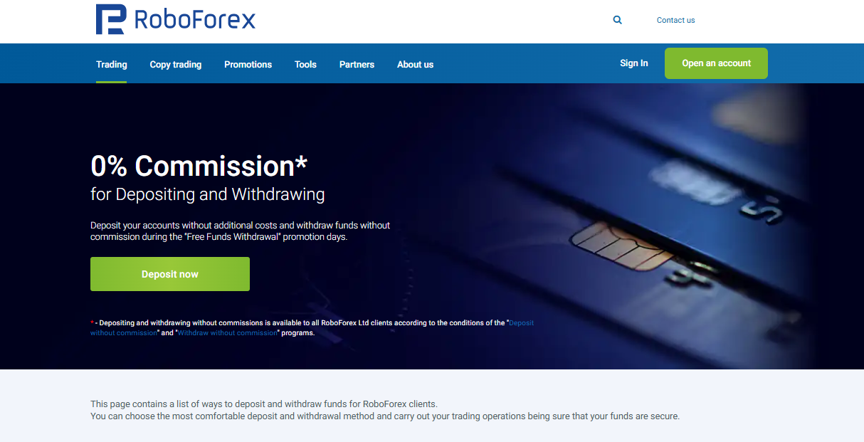 Deposit and Withdrawal Deposit and Withdrawal