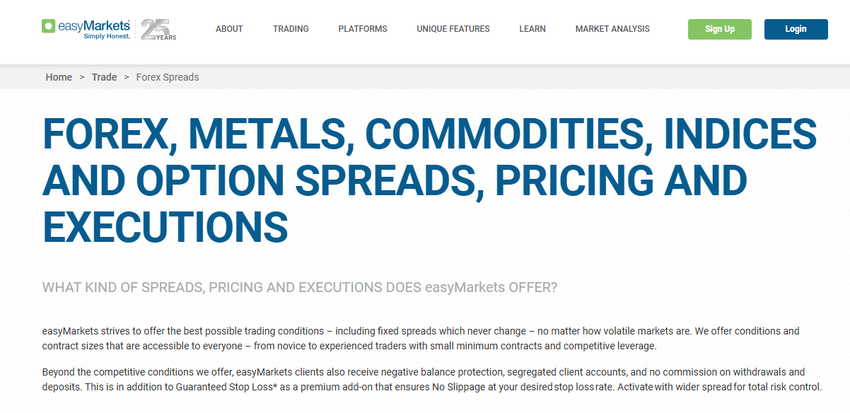 Fees, Spreads, and Commissions