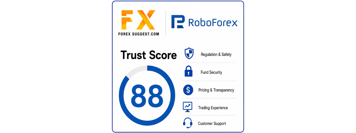 RoboForex Trust Score RoboForex Trust Score
