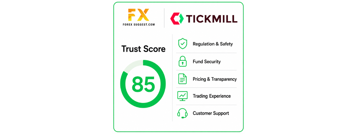 Tickmill Trust Score